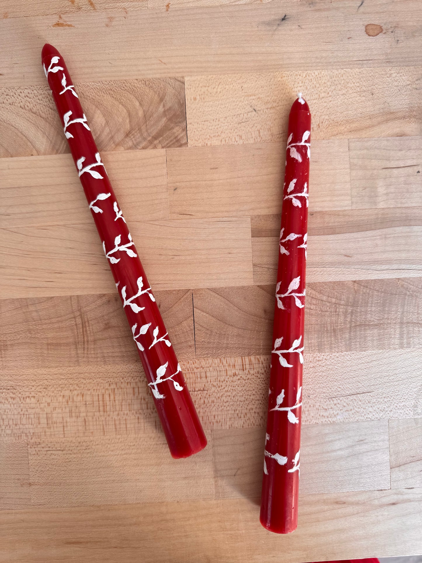 Hand-Painted Candles