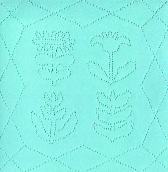 Acqua Mini Flower Quilt