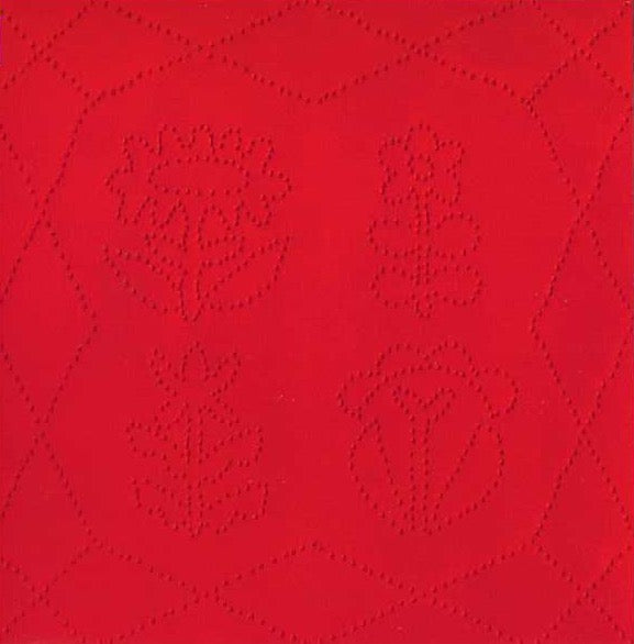 Red Mini Flower Quilt
