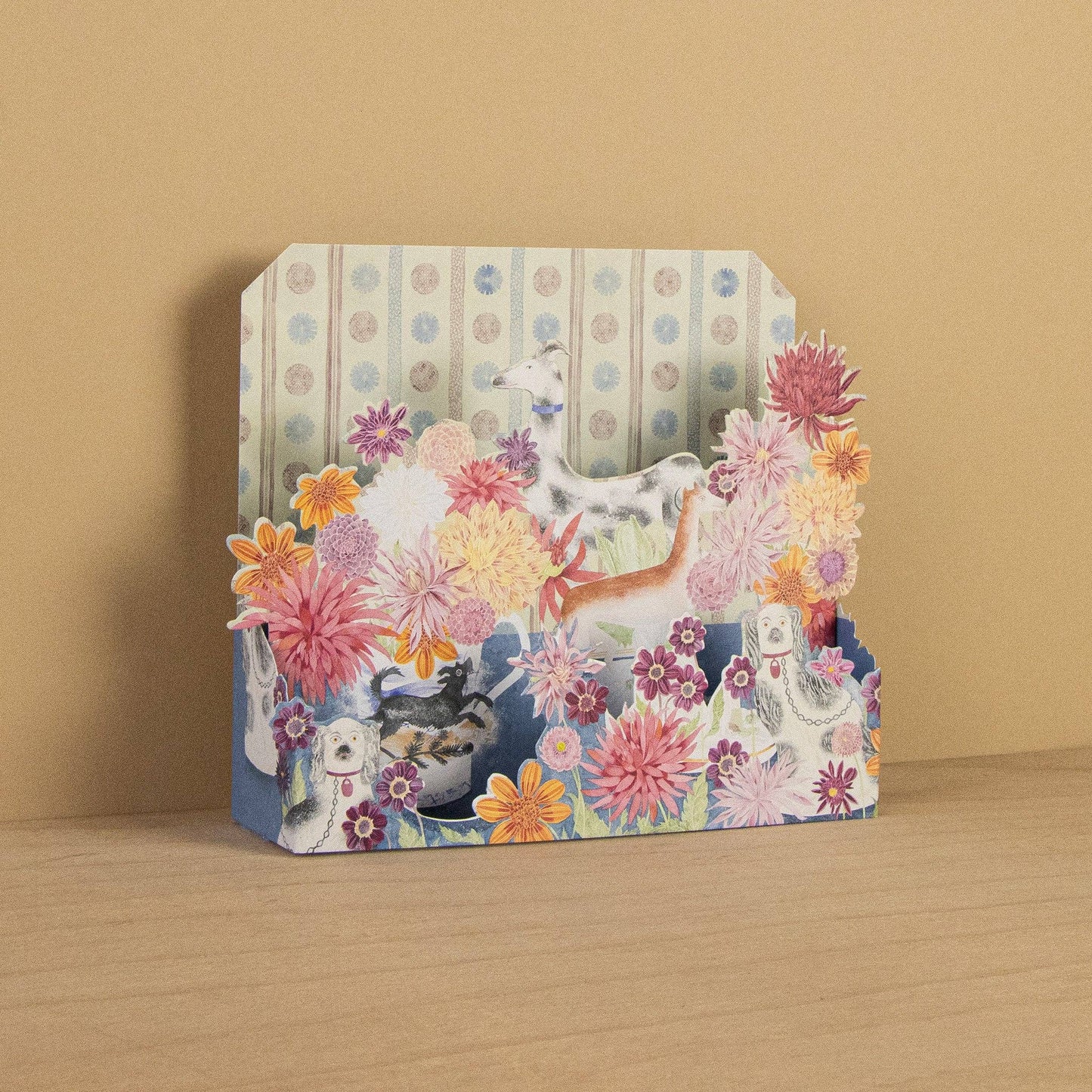 Dahlias and Dogs Card