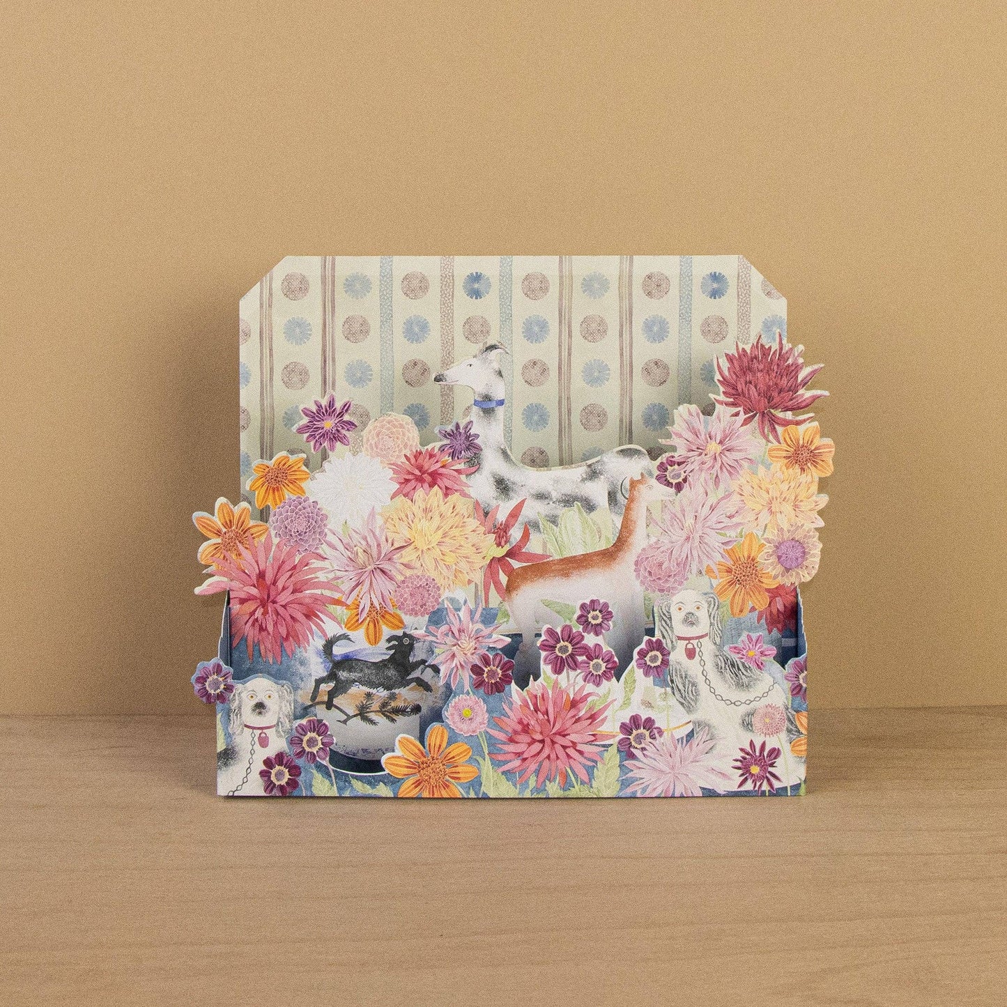 Dahlias and Dogs Card