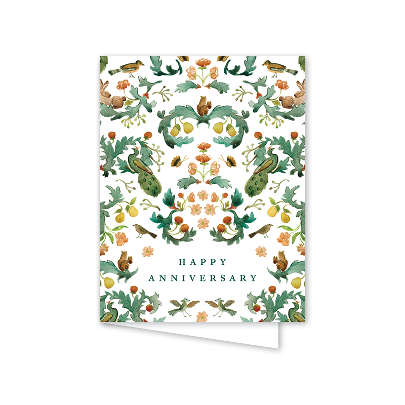 Garden Tapestry Anniversary: Single Card
