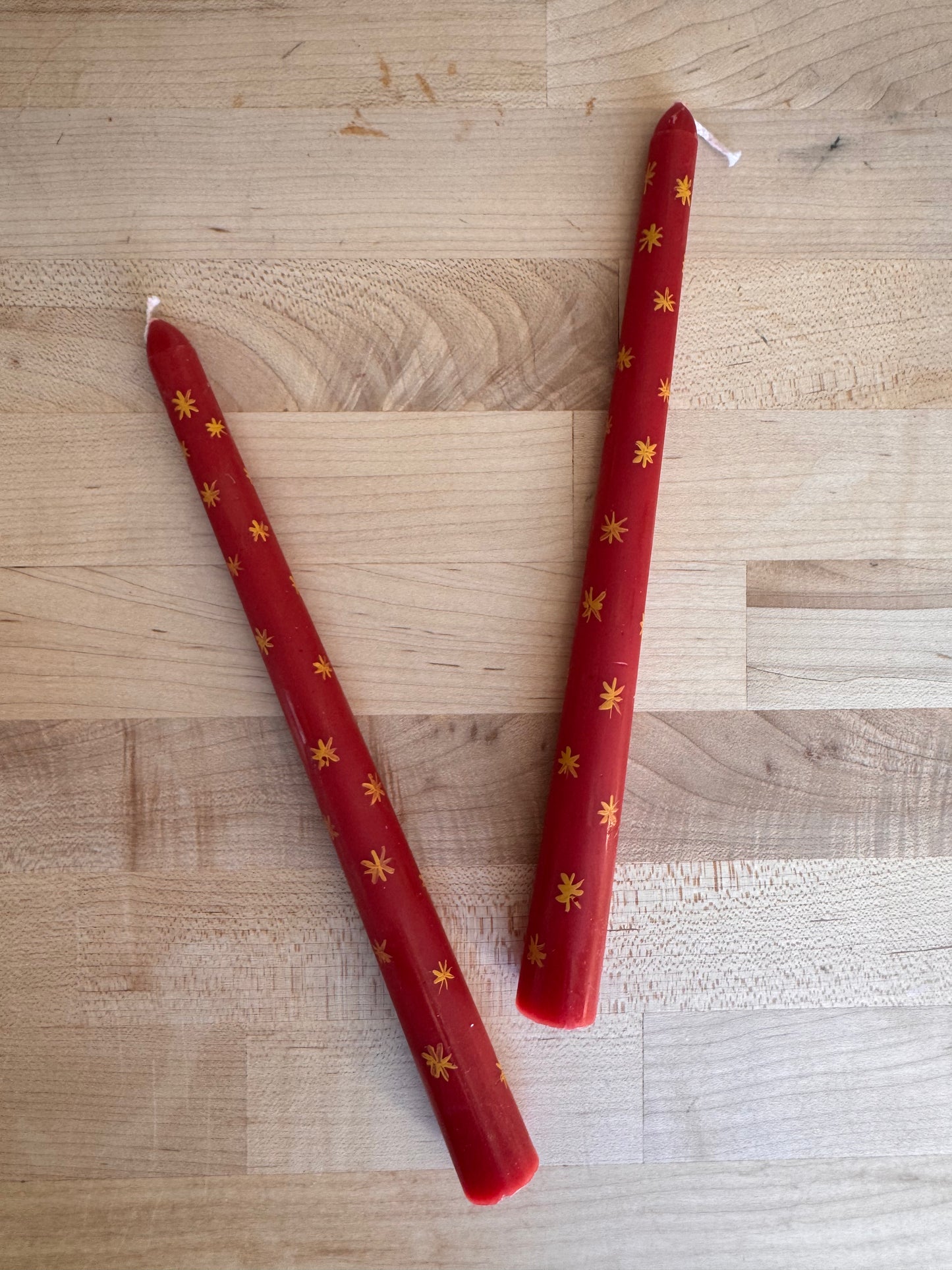 Hand-Painted Candles