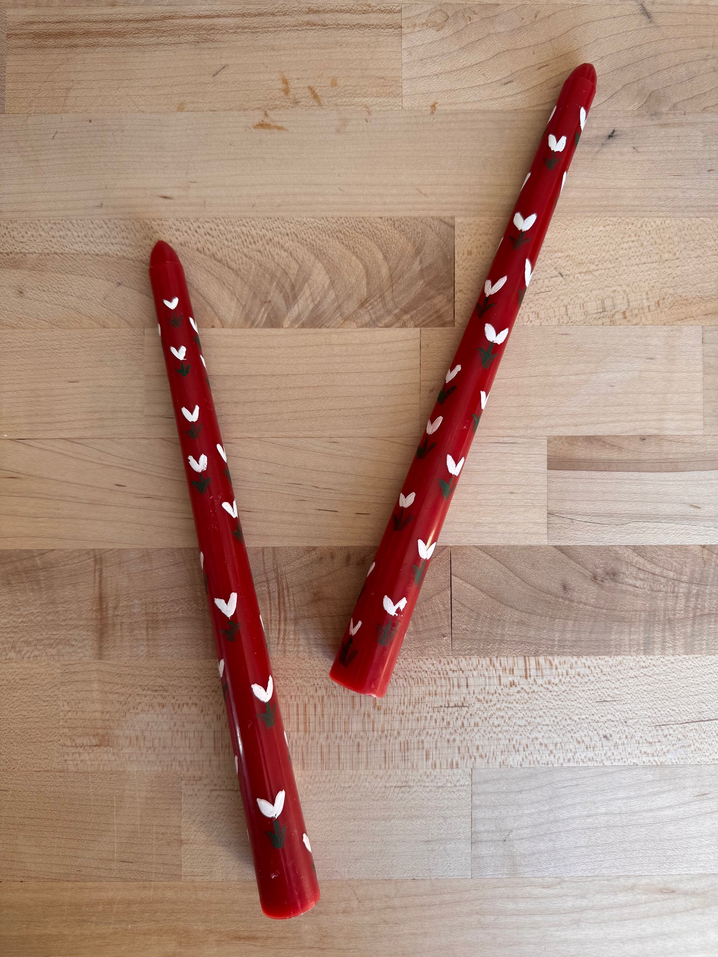 Hand-Painted Candles