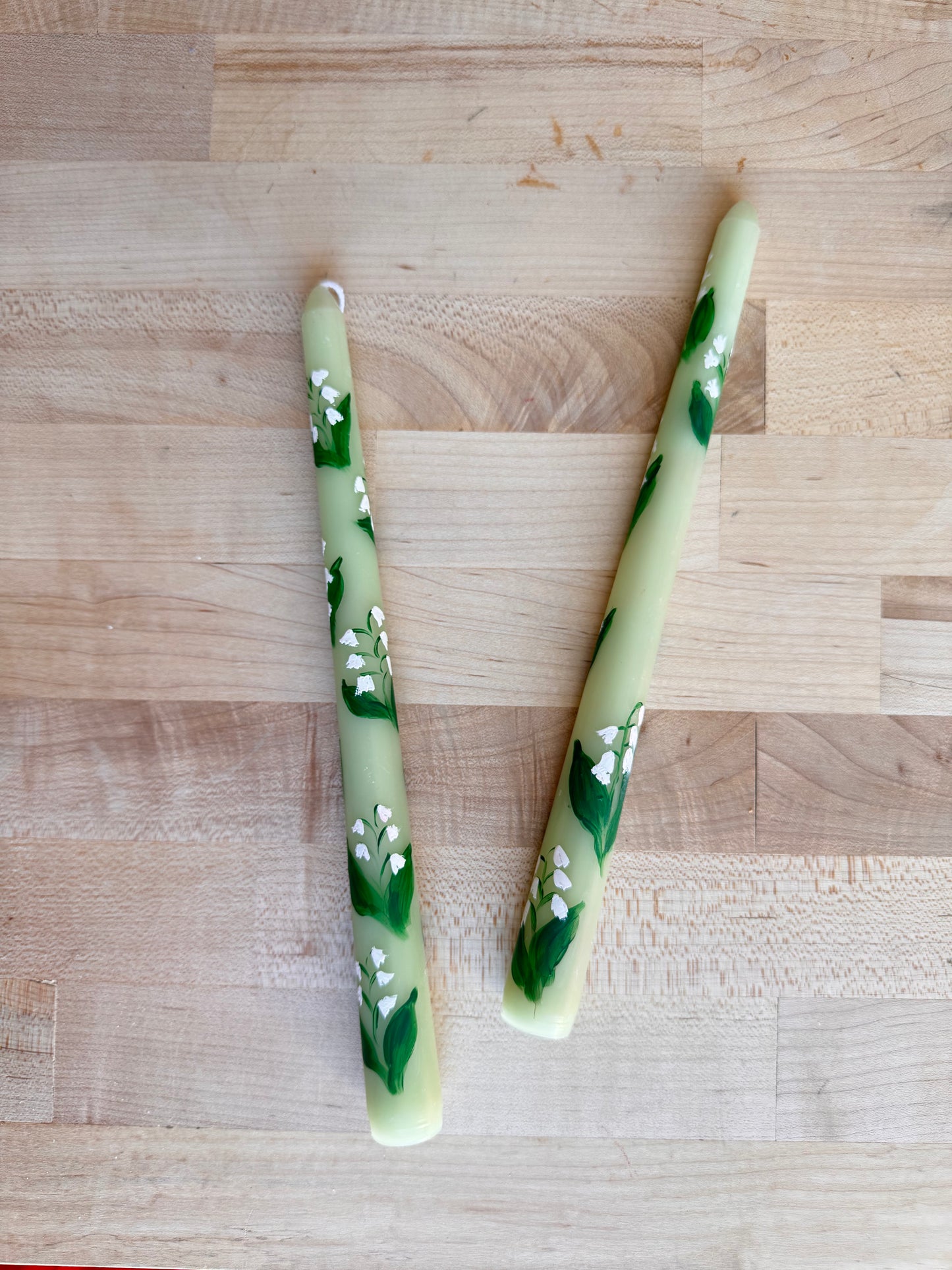 Hand-Painted Candles