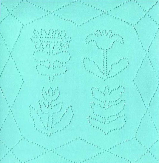 Acqua Mini Flower Quilt