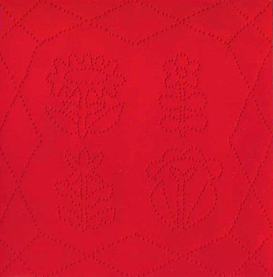 Red Mini Flower Quilt