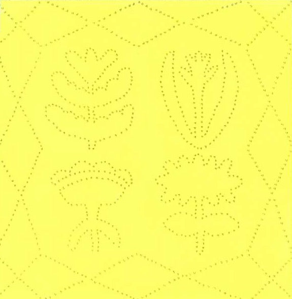Yellow Mini Flower Quilt