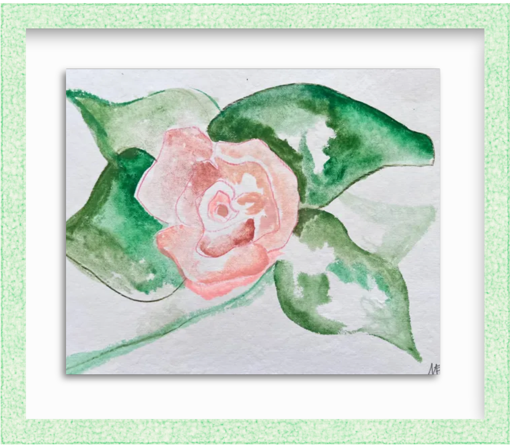 Garden Roses X, Framed