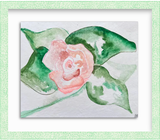 Garden Roses X, Framed