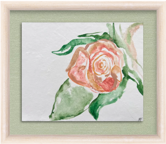 Garden Roses VI, Framed