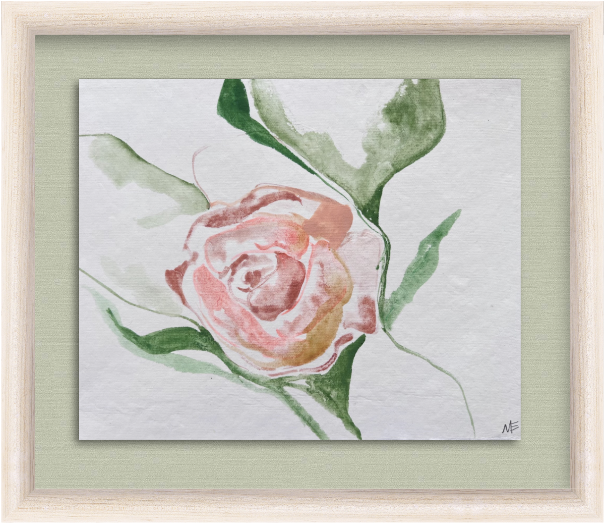 Garden Roses VIII, Framed