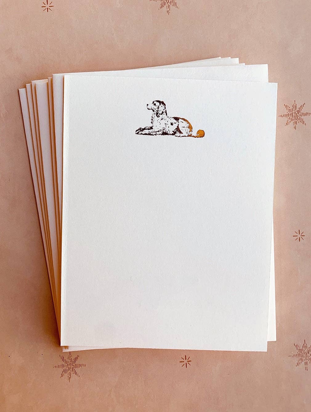 Gold Foil Good Dog Stationery Set