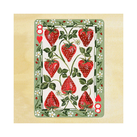 Eight of Hearts: Playing Card Print