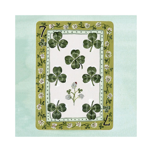 Seven of Clubs: Playing Card Print