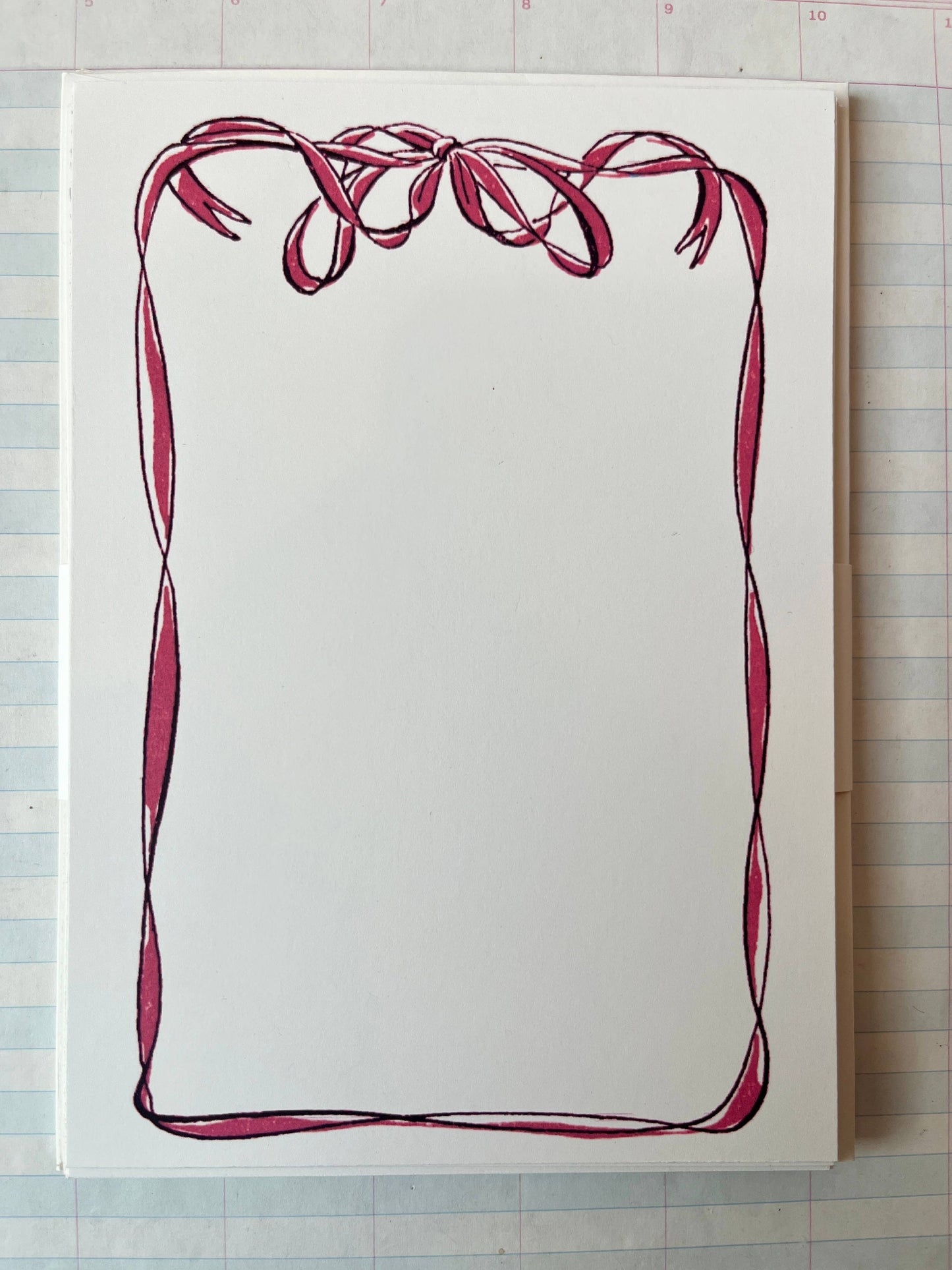 Bow Frame Stationery Set