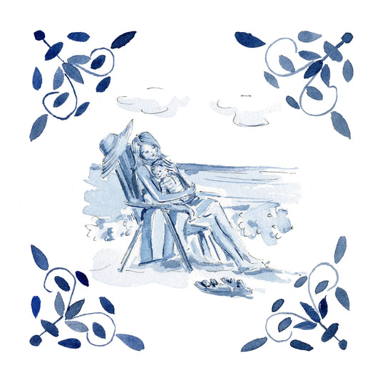 Modern Motherhood: Beach Nap Print