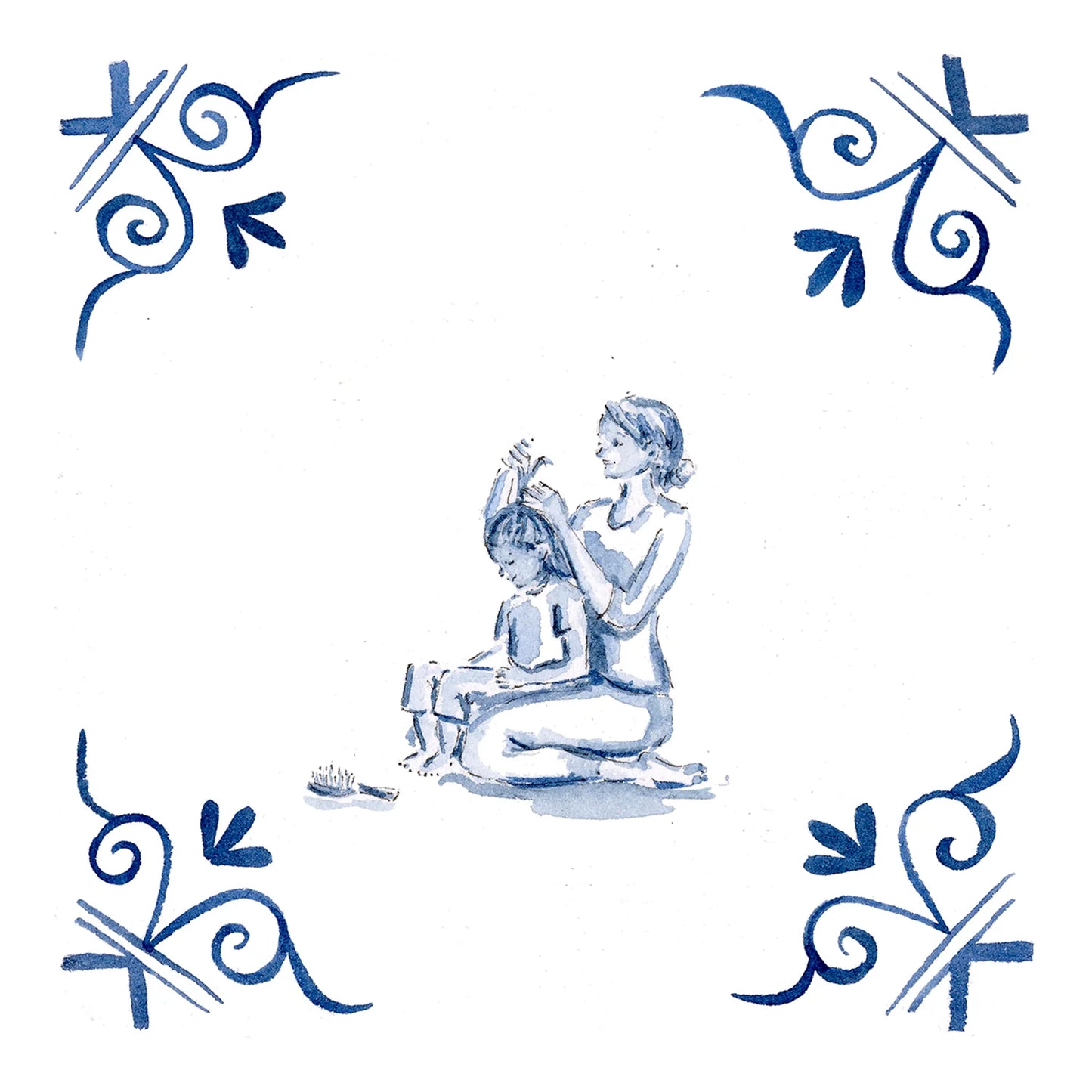 Modern Motherhood: Ponytail Print