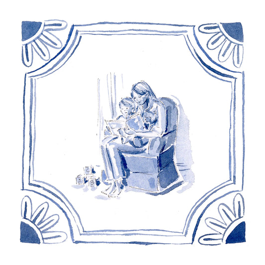 Modern Motherhood: Storytime Print